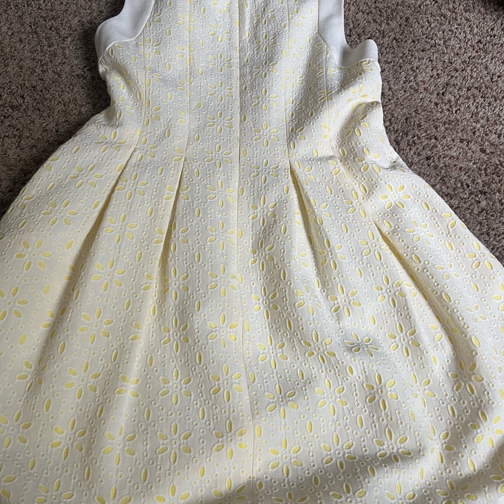 Asymmetrical Yellow Floral Dress